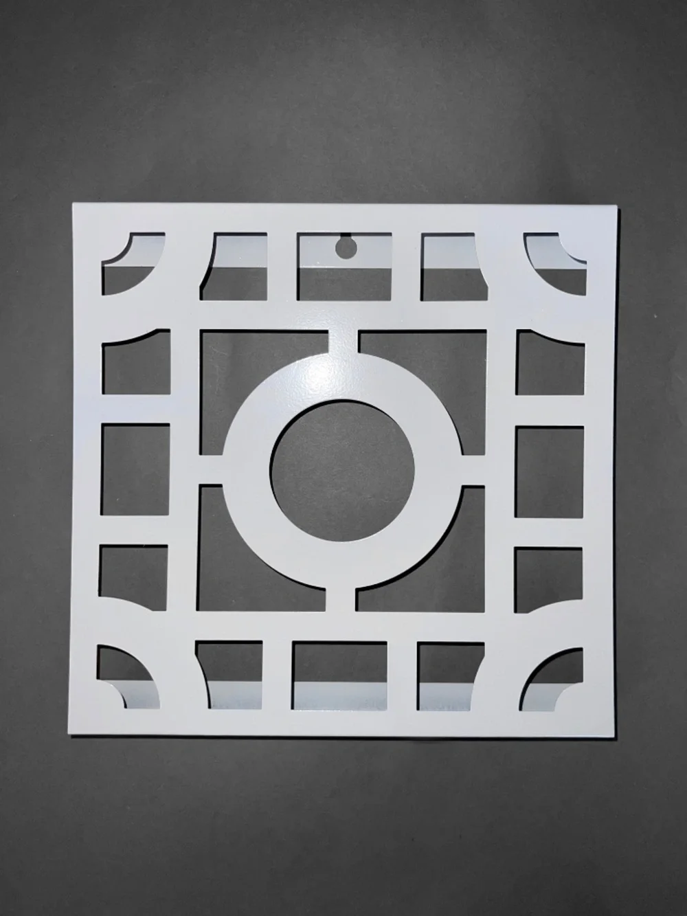 White Metal Die cut Wall Decorations
